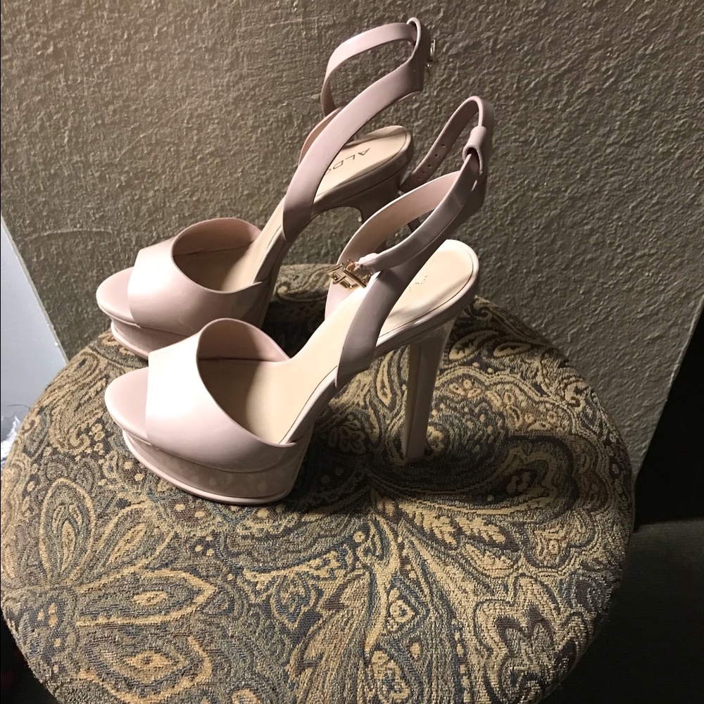 Aldo platform ankle Straps sandals